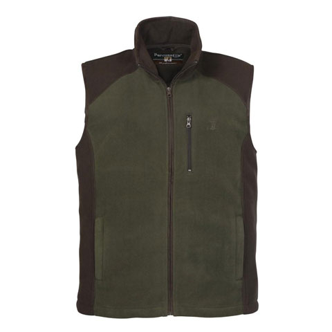 Front view shot of Percussion Gabion gilet fleece