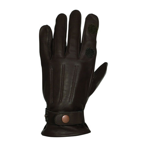 Product front shot of Percussion leather hunting gloves