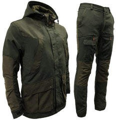 Product view of the scope jacket and matching trousers