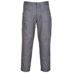 front product shot of Action Cargo Trousers With Kneepad Pockets in the colour light grey