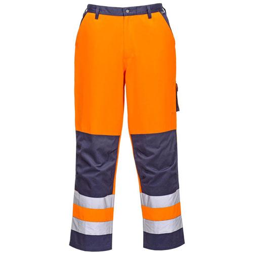 Product image of the Portwest TX51 Lyons Hi Vis Cargo Trousers in orange
